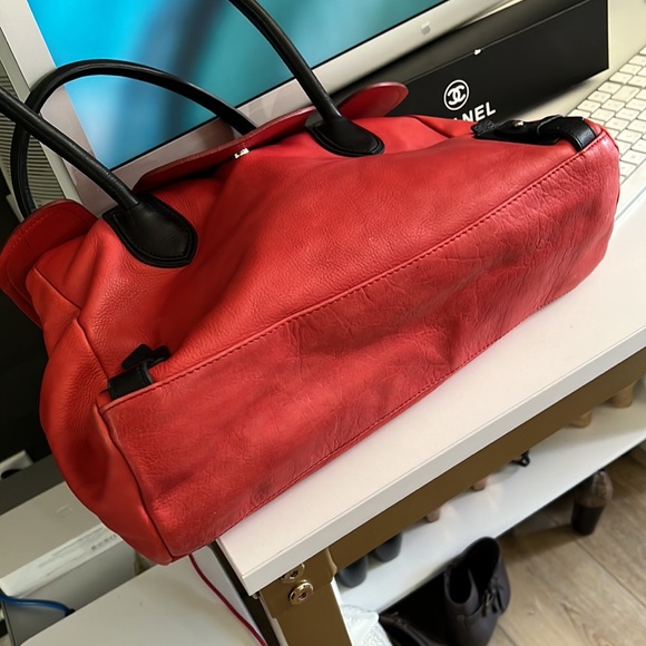 Frederic, red leather purse - Picture 11 of 13